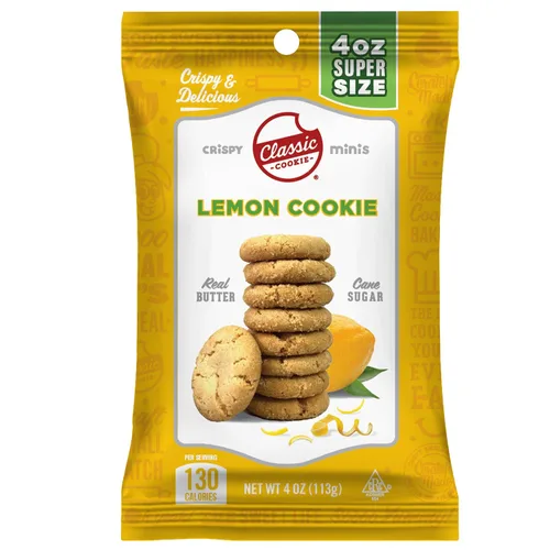 Miniatura 11 de Classic Cookie, Mini galletas crujientes, pastel de cumpleaños, bolsas de 4 onzas, 24 bolsas