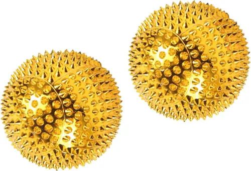 Miniatura 8 de Kavolet Masajeador de bola de acupresión masajeador activo con pinchos para mano, pie, cuello, espalda, hombro, cintura, punto de activación, acción