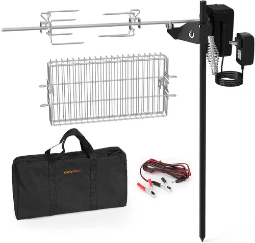 Only Fire - Parrilla de campamento de llama abierta para exteriores, accesorios de cocina para fogatas, cocina sobre cualquier parrilla o fuego,