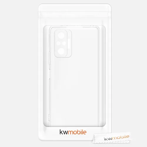 Miniatura 7 de kwmobile Funda compatible con Xiaomi Redmi Note 10 Pro - Funda transparente Funda suave delgada flexible protectora TPU teléfono cubierta