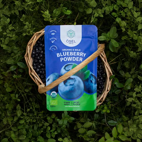 Miniatura 7 de ÖSEL BERRY Polvo orgánico de arándano silvestre de 3 onzas, certificado por USDA, sin azúcar añadido, ricos en antioxidantes, liofilizados