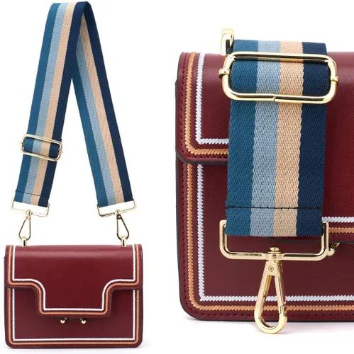 Miniatura 94 de ZOOEASS - Correa de repuesto para cartera, para colgar en el hombro o para cruzar, ancha y ajustable, de lona
