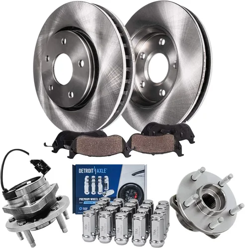 Miniatura 86 de Detroit Axle - Rotores de freno para Ford Mustang 2015 2016 2017 2018 2019 2020 2021 2022 2023 Rotores de freno de disco 2016 2017 2018 2019
