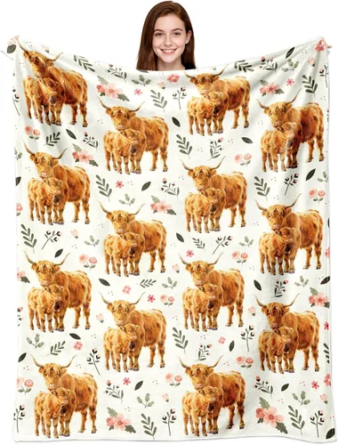 Miniatura 11 de Manta de Gato para Amantes de Gatos, Regalo Suave y Cálida de Franela, Manta de Gatos para Arropar, Regalo para Niñas, Mujeres, Niños, Adultos 50" X