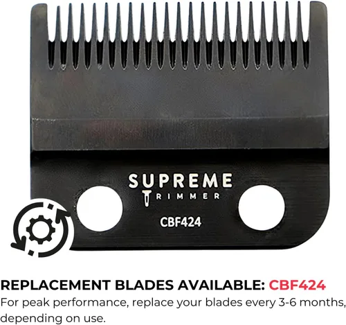 Miniatura 3 de Supreme Trimmer Combo 2 en 1 Pro Clipper y DLC T-Shaper Recortadora de barba profesional ST5206 y cortapelos STC5030 kit de barbero Negro