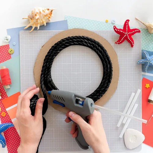 Miniatura 2 de Cuerda trenzada de nailon, cuerda de poliéster trenzada ligera y duradera, nailon grueso multiusos adecuado para camping, amarre, columpio