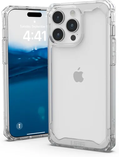 Miniatura 12 de URBAN ARMOR GEAR UAG [versión actualizada] Funda compatible con iPhone 15 Pro Max de 6.7 pulgadas, color ceniza de plasma, resistente, transparente