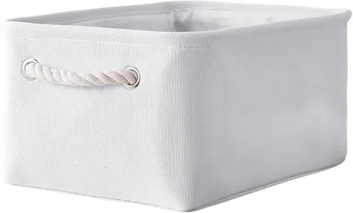 Miniatura 50 de TheWarmHome Contenedores de almacenamiento para estantes, tamaño mediano, 3 unidades, 13.8 pulgadas de largo x 9.8 pulgadas de ancho x 6.7 pulgadas