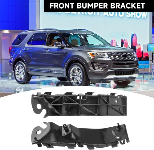 Miniatura 2 de 1 par de soporte de parachoques delantero izquierdo y derecho compatible con Ford Explorer 2011-2015 para Ford Police Interceptor Utility 2013-2015