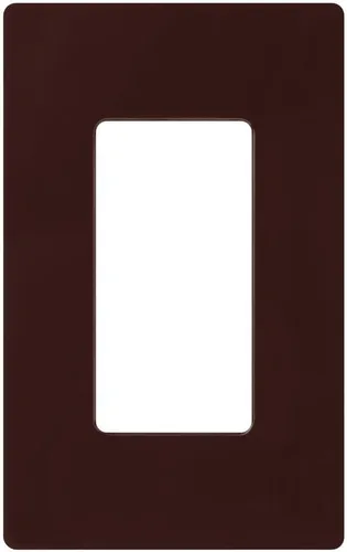 Miniatura 20 de Lutron Claro - Placa de pared de 1 banda (paquete de 6) CW-1-AL-6 almendra