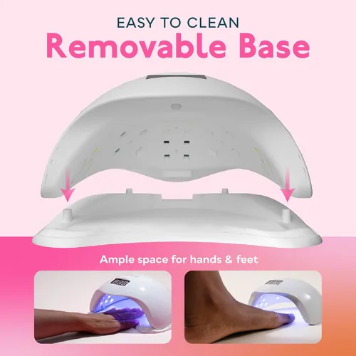 Miniatura 5 de Sunuv 36 W LED UV lámpara secadora de uñas para uñas de gel, Manicura/Pedicura con 10s/30s/60s/99S temporizador y bandeja inferior y pantalla LCD