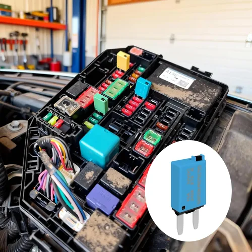 Miniatura 7 de Kit de fusibles de reinicio manual ATM Mini fusibles de perfil bajo 5A, 10A, 15A, 20A, 25A, 30A para disyuntores automotrices de 32 V CC, fusibles