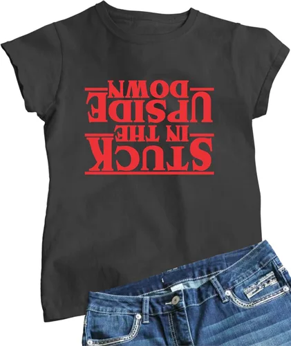 Miniatura 38 de Go All Out Camiseta para mujer Stuck in The Upside Down