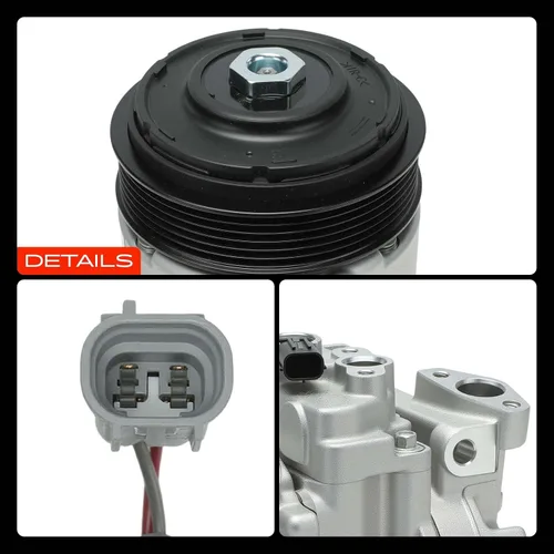 Miniatura 9 de A-Premium Compresor de aire acondicionado de CA compatible con Subaru Legacy 2010-2012, Legacy 2013-2019 H6 3.6L, Outback 2010-2012, Outback