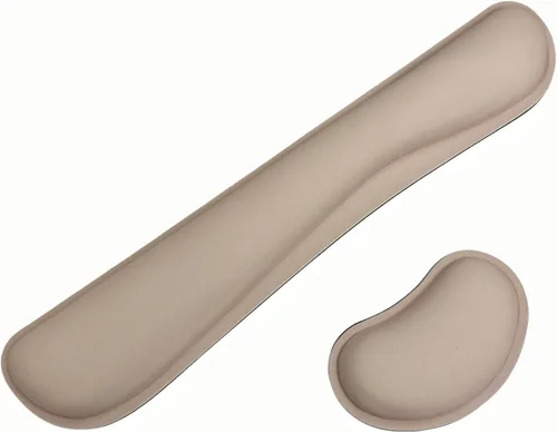 Miniatura 54 de Bloss Almohadilla de escritorio de cuero y reposamuñecas para teclado, alfombrilla grande para mouse + almohadilla para teclado + soporte de muñeca