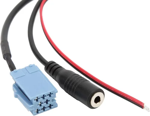 Miniatura 8 de Tbest Cable estéreo Bluetooth5.0 Aux in 0.138 in Jack Iso 7 607 897 093 Terminales de reemplazo de micrófono manos libres y arneses de cableado