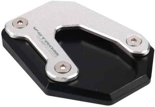 TEMKIN W Motorcycle Kickstand Foot Side Stand Extension Pad Support Plate Enlarge Stand for Suzuki Vstrom 1050 V-Strom 1050XT 1050 XT Y (Color :