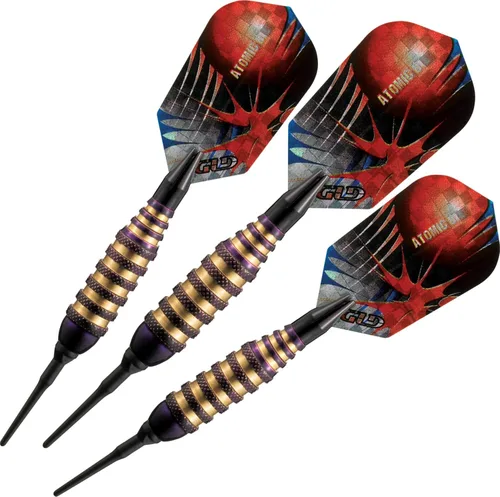 Miniatura 12 de Viper Atomic Bee Dardos de Punta Suave, 0.56 onzas Rojo