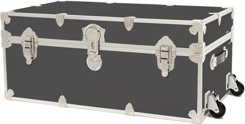 Miniatura 23 de Rhino Trunk & Case Maletero grande clásico, 32 x 18 x 14 pulgadas, capacidad de más de 1500 libras, muchos colores, tapa de cierre suave. Fuerte