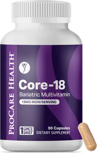 ProCare Health Multivitamínico bariátrico con 18 mg de hierro (suministro de 3 meses) vitaminas posoperatorias pacientes de cirugía bariátrica,