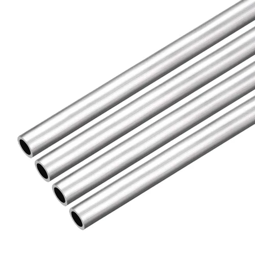 Miniatura 14 de uxcell 4 unids 6063 tubo recto redondo de aluminio sin costura 1 pies longitud 0.0975 pulgadas ID 0.39 pulgadas OD