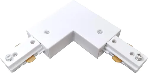 Blanco H Track L conector H tipo circuito único 3-Wire-1 Kit de iluminación de pista para H Track System Accesorios de iluminación de pista 120V