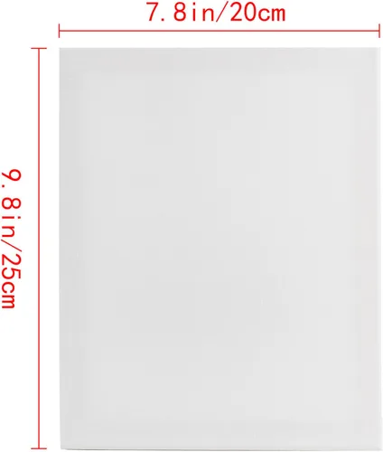 Miniatura 2 de HVEST Paquete de 3 lienzos para pintar tableros de lienzo estirados para pintar tableros de lienzo enmarcados, suministros de pintura, tableros