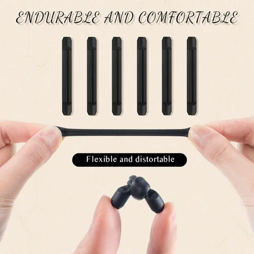 Miniatura 2 de Frienda 12 pares de almohadillas de silicona para orejas, agarre antideslizante para orejas de vidrio, gancho para las orejas, agarres de punta