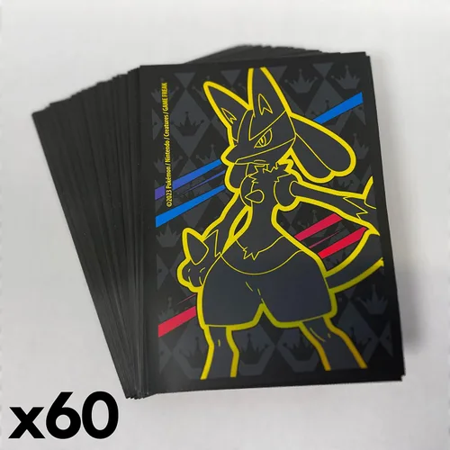 Miniatura 3 de Pokemon - Juego de cartas coleccionables Crown Zenith Elite Trainer Box Exclusive Lucario Sleeves 65