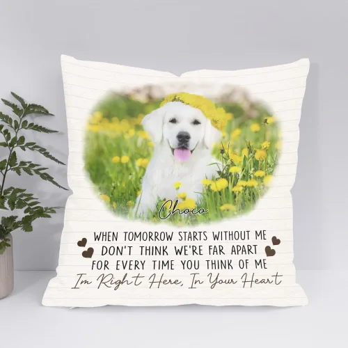 Miniatura 12 de ENCYCOM Almohada personalizada con texto en inglés "A Hug from Heaven", regalo de condolencias por pérdida de seres queridos, regalos de recuerdo