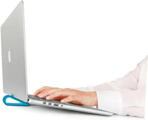 Miniatura 2 de Soporte para laptop con mini radiador de refrigeración, soporte de computadora ajustable, elevador universal para portátil, almohadilla