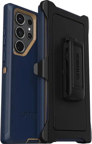 Miniatura 9 de OtterBox Funda para Galaxy S23 Ultra (solamente) - Serie Defender - Negro - Resistente y duradera - con protección de puerto - Incluye soporte