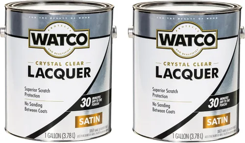 Miniatura 10 de Watco 333690 Acabado de madera transparente lacado, galón, transparente mate