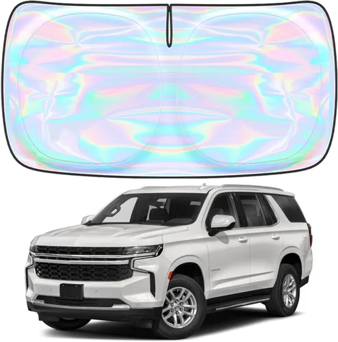 Miniatura 43 de Parasol para parabrisas Rivian R1S R1T 2022-2026 – Parasol compatible con Rivian R1S R1T plegable para ventana delantera, protector de visera solar