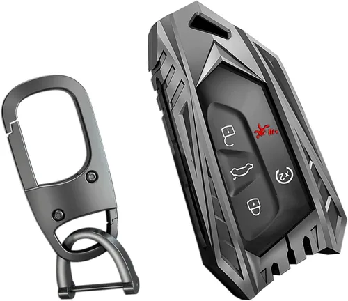 Miniatura 47 de Funda para llavero Nissan con llavero, elegante y duradera funda de protección de aleación de zinc compatible con Altima Maxima Rogue Armada