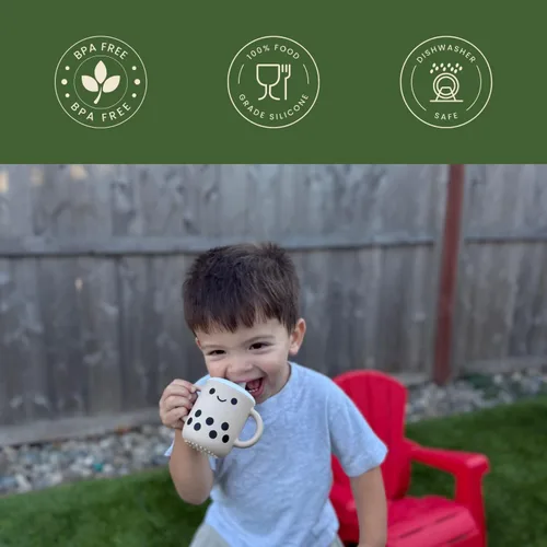 Miniatura 5 de Barks & Babbles Boba Baby Silicone Training Sippy Cup