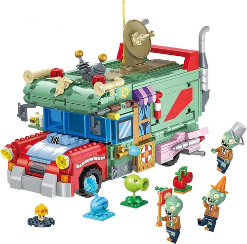 Miniatura 3 de JHESAO Plants and Zombies PVZ Toys Assembled Action Figures PVZ Set de juguetes ensamblables Serie 1 2 Grandes regalos para niños y fanáticos
