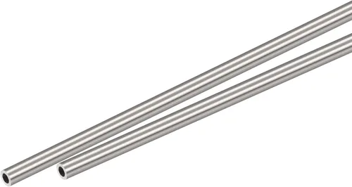 Miniatura 27 de uxcell Tubo redondo de acero inoxidable 304 0.079 in OD 0.012 in espesor de pared 11.811 in longitud 2 piezas