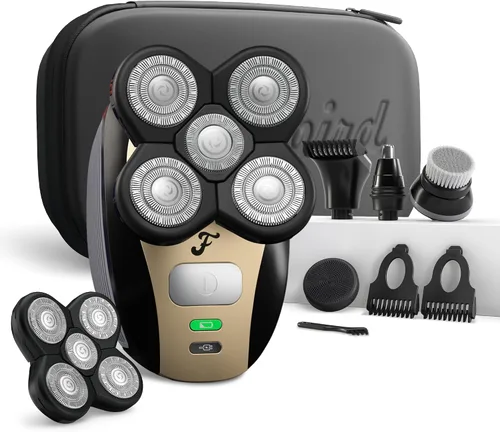 Miniatura 11 de FREEDOM GROOMING The FlexSeries - Afeitadora de cabello eléctrica inalámbrica y recargable para hombre; novedosa afeitadora con cuchillas