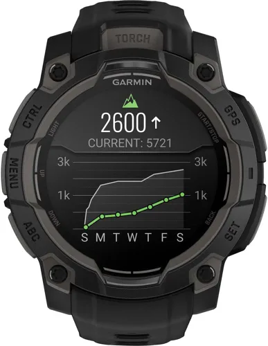 Miniatura 4 de Garmin Instinct - Reloj inteligente GPS para exteriores de 3 a 1.772 in, AMOLED, color negro con banda negra, paquete 010-02936-00 con 2 años