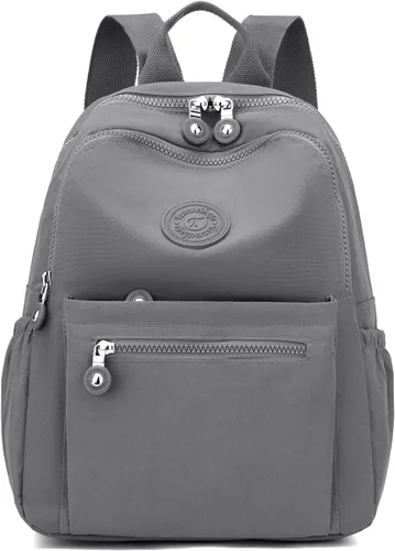 Miniatura 11 de Tanweibago Mini mochilas de nailon para mujer, mochilas pequeñas de 11L para mujer, mochila ligera casual para mujer, mochila de viaje de compras