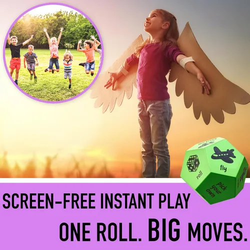 Miniatura 2 de Dados de Movimiento Covelico - Equipo de Juego Preescolar y Juguetes de Recreo para Juegos de Gimnasia al Aire Libre para Primaria, Dados