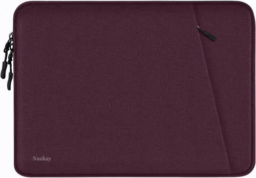 Miniatura 14 de Funda para laptop de 13.3 pulgadas, a prueba de golpes, funda protectora para computadora con bolsillo para accesorios, bolsa para laptop compatible