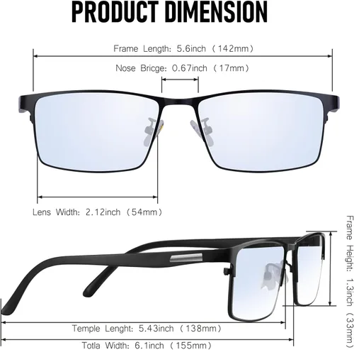 Miniatura 4 de Lentes para daltónicos para hombres, lentes de alta definición ultra transparentes para corrección de visión y mejora de la visión, para hombre
