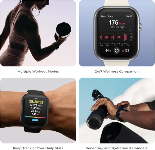 Miniatura 4 de iTouch AIR 5 Smartwatch - Pantalla AMOLED de 1.85 pulgadas, llamadas Bluetooth, más de 100 modos deportivos, frecuencia cardíaca, SpO2, seguimiento
