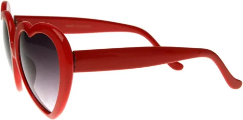 Miniatura 3 de zeroUVGrande Oversized Womens anteojos de sol en forma de corazón lindo amor moda anteojos