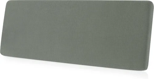 Miniatura 23 de CHUN YI - Funda elástica de cojín para sofá biplaza, funda de asiento de sofá con tela jacquard de elastano (mediana, color marfil blanco)