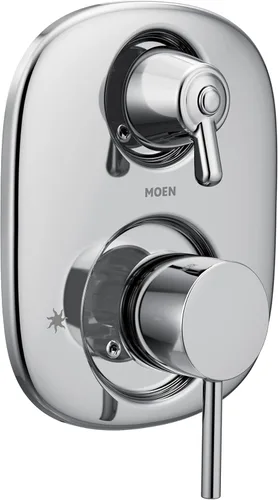 Moen Align Chrome Moentrol Kit de Acabado de Válvula de Transferencia Desviadora de 3 Funciones, Válvula Requerida, T3290 Cromado