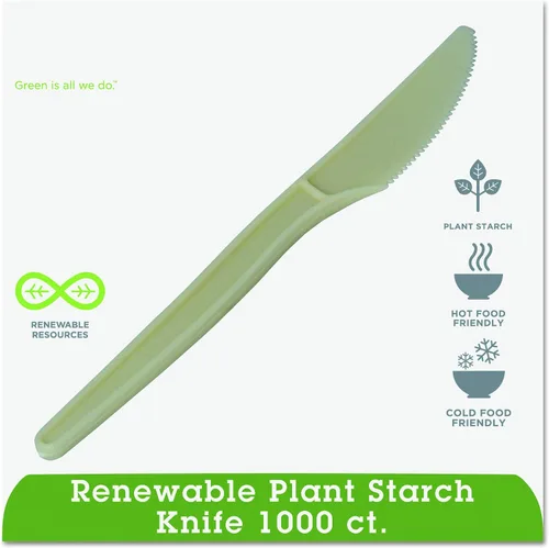 Miniatura 4 de Eco-Products EP-S001 - Cuchillo PSM, 7 pulgadas, color blanco, caja de 1000