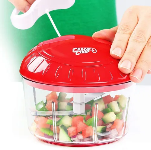 Picador y procesador de alimentos original – Picar dados puré de verduras, cebollas, tomates, ajo, carnes y nueces en cuestión de segundos para
